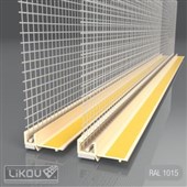 LIKOV LS-VHL 06 lišta okenní začišť. 6mm s krycí lam. a s tk.100mm délka 2,4m slonová kost